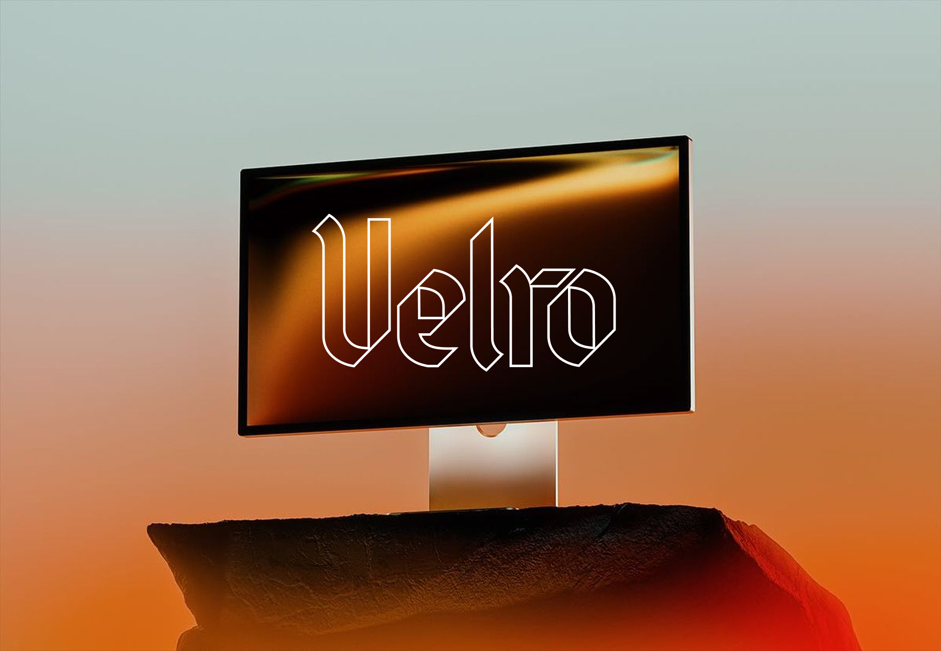 Velro on Monitor
