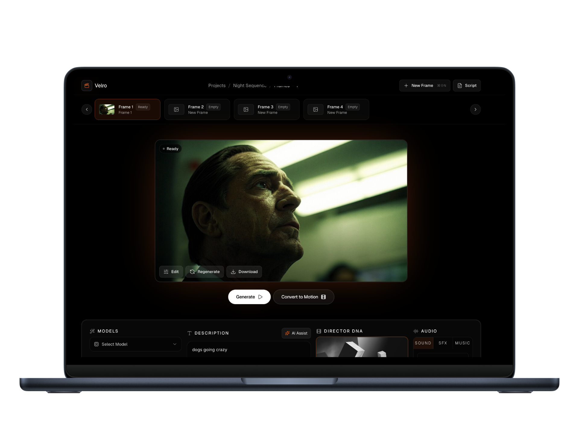 Velro Interface Demo